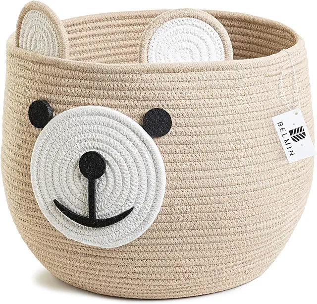 Cesto para Brinquedos BELMIN - Baúl Infantil de Gran Capacidad, Lavable y Plegable