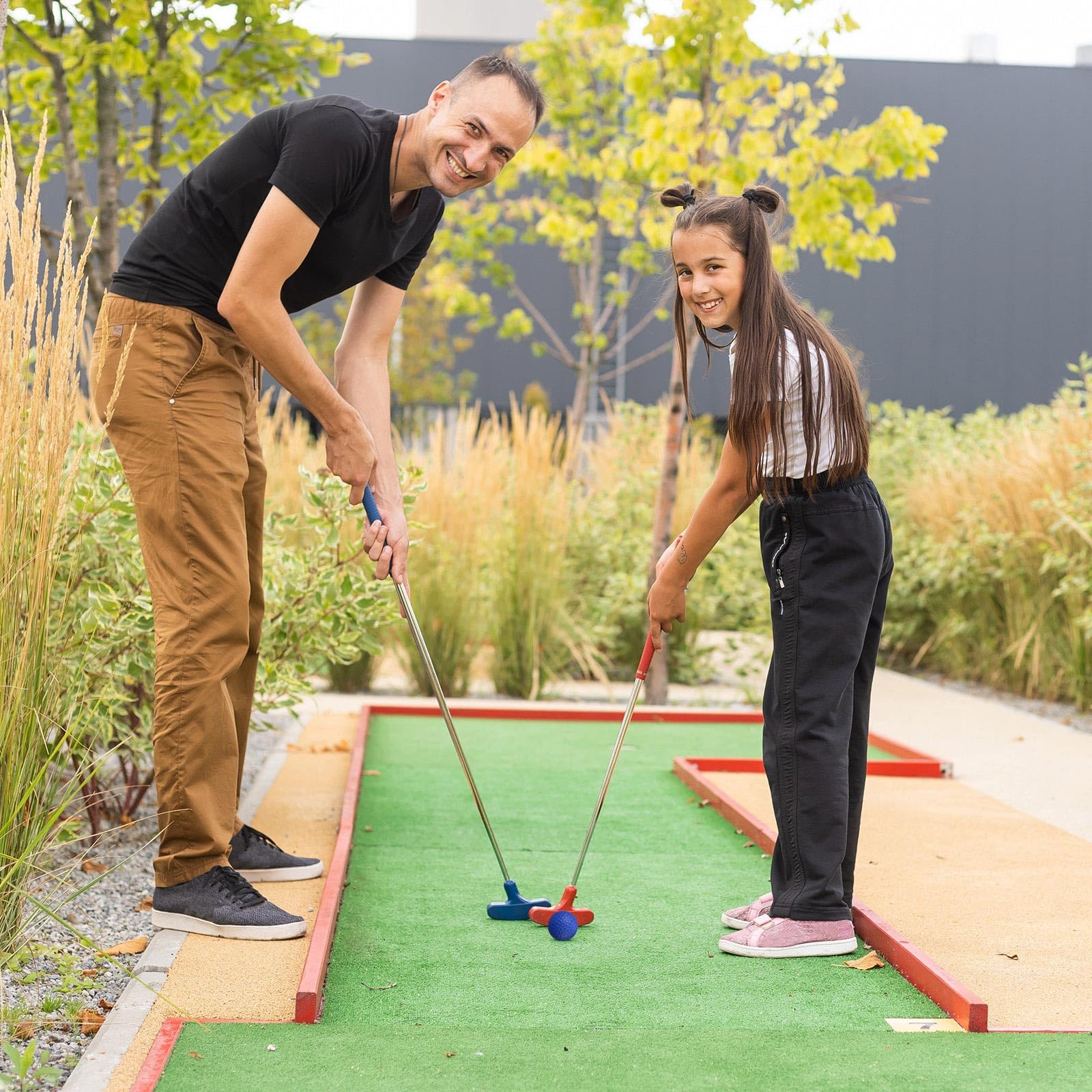 Junkin Schaumstoff-Golfbälle, Gummi-Übungsbälle, realistisches Gefühl und Flugsport-Training für drinnen oder draußen, Golftraining im Hinterhof, 80 Stück