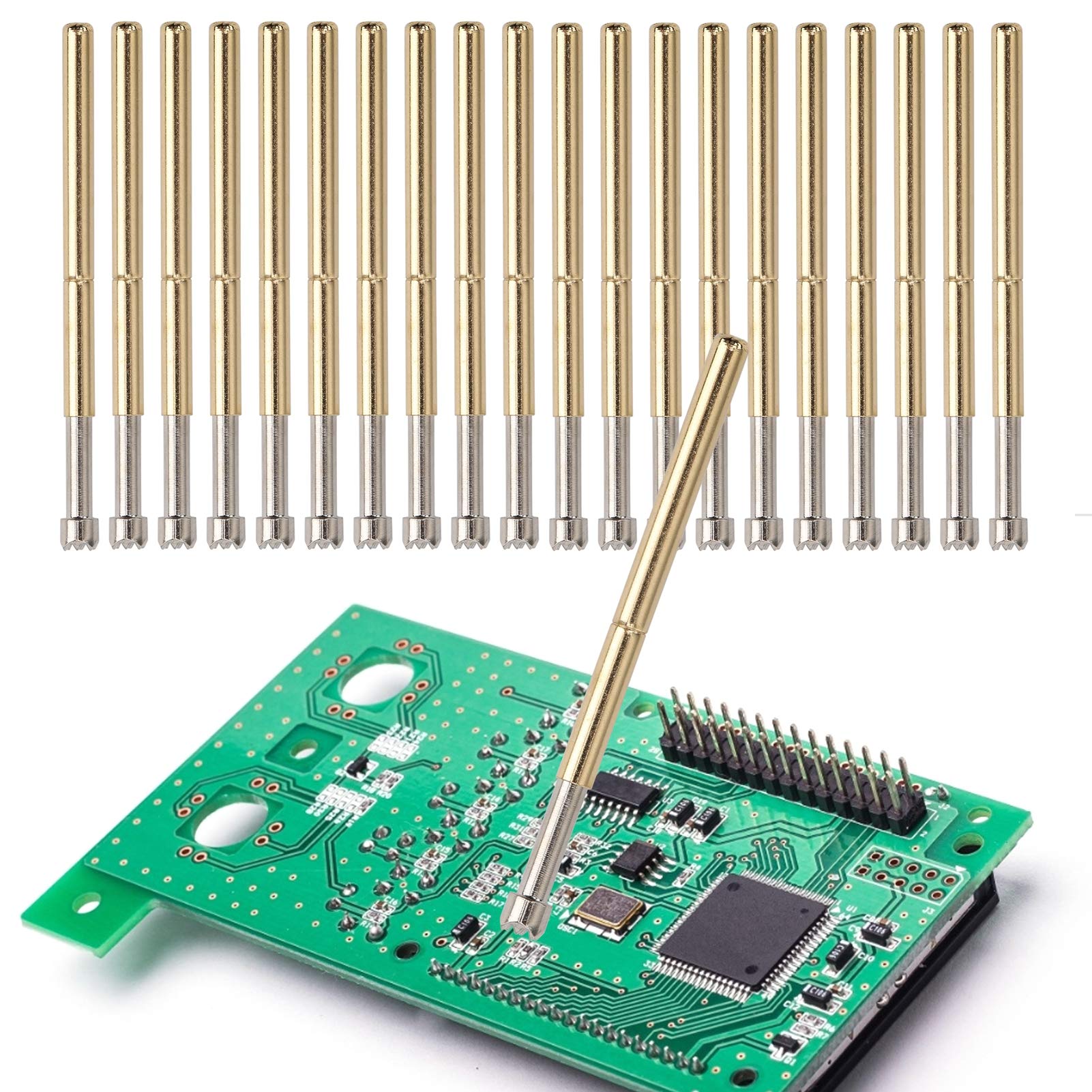 100pcs Spring Test Sonda, P125 H POGO PIN Narzędzia Testowe, 9 Pazurów 2 Mm Przemysłowe Piny Pomso dla Narzędzi Testowych