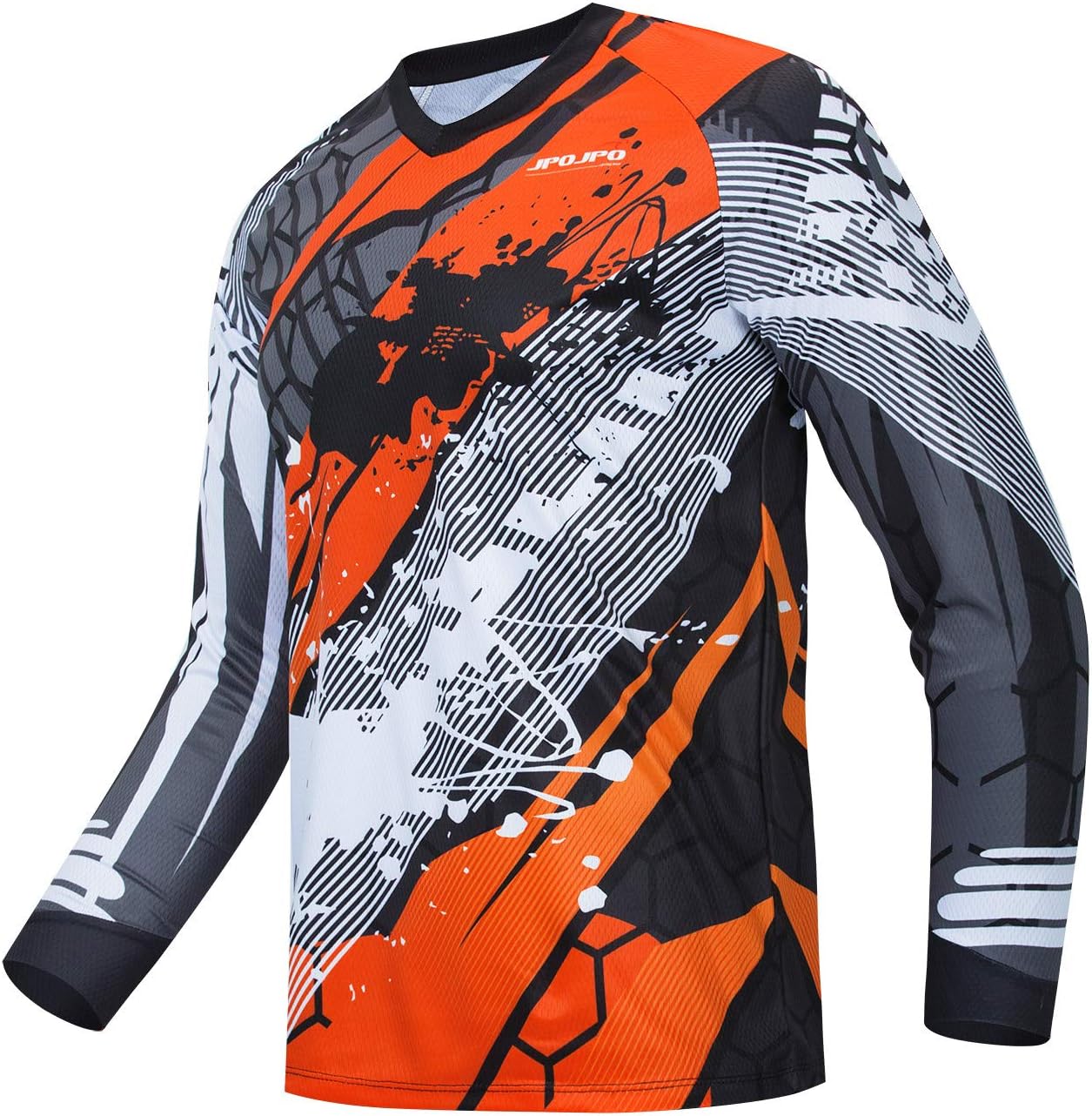 PSPORT Men’s Motocross Jersey Long Sleeve Motocross Shirt Men Mountain Dirt Bike Jersey Downhill Riding Racing Clothing Tops