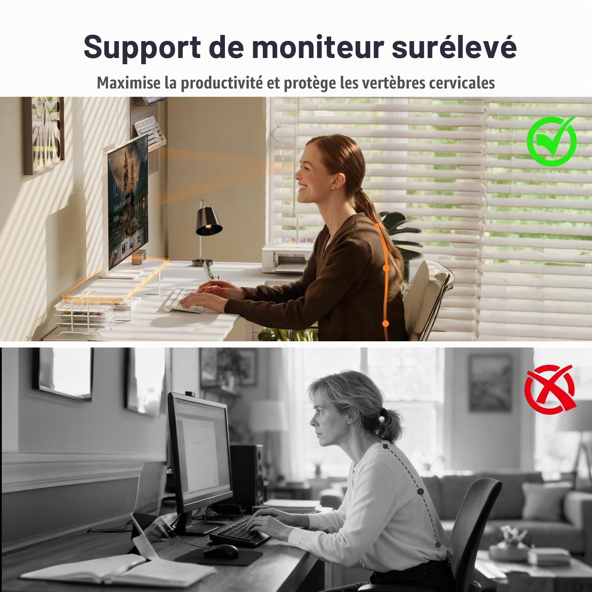 Claiks Bureau d'angle avec 4 Tiroirs,160x80x75 cm Bureau en L avec Prises de Courant et Ports de Charge USB, Table avec Support d'écran und Poche de Rangement latérale pour dans Un Grand, Blanc/Blanc