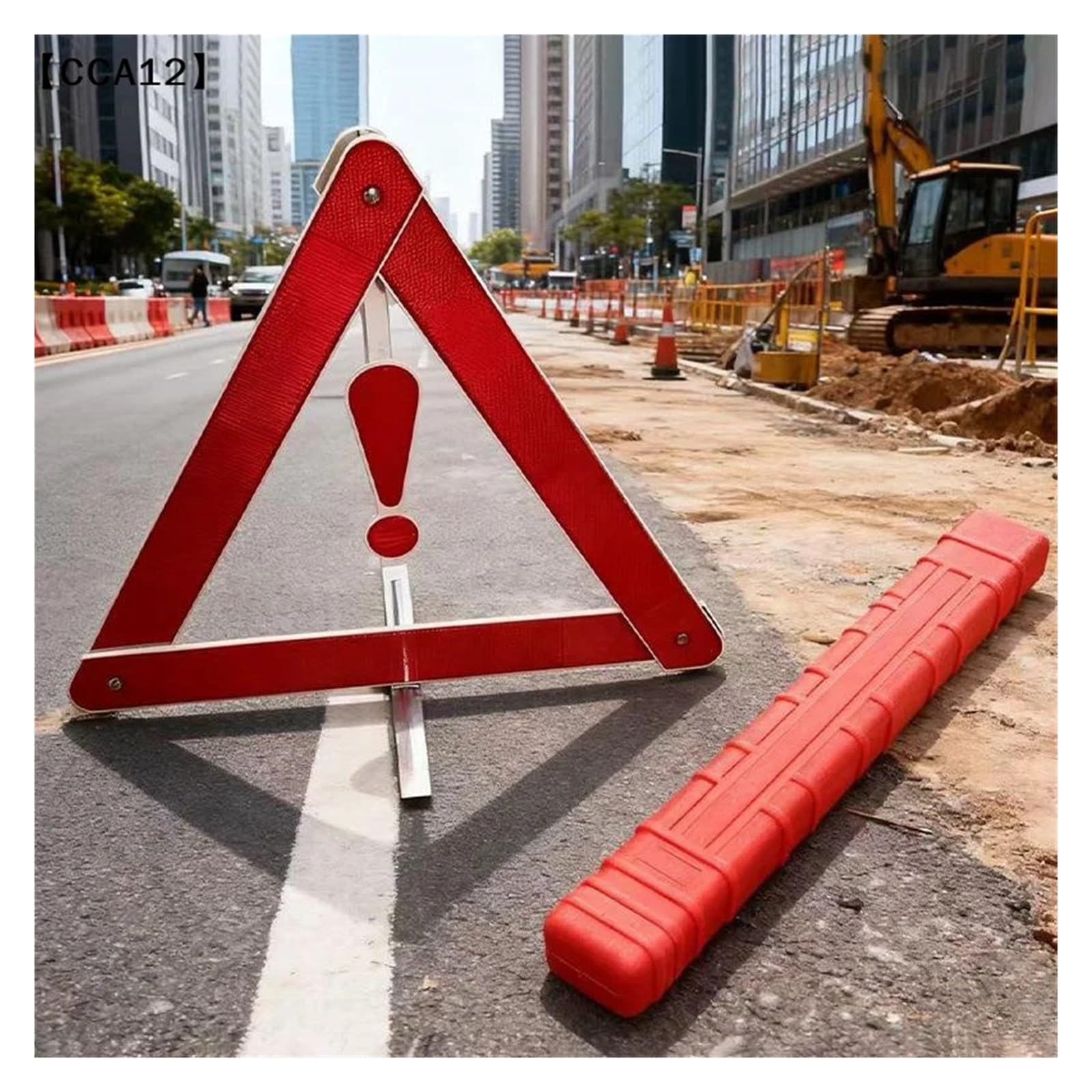Dispositivo de Alerta temprana Emergencia Plegable for Seguridad Vial, triángulo Advertencia for Coches, 10 Uds para Advertencia