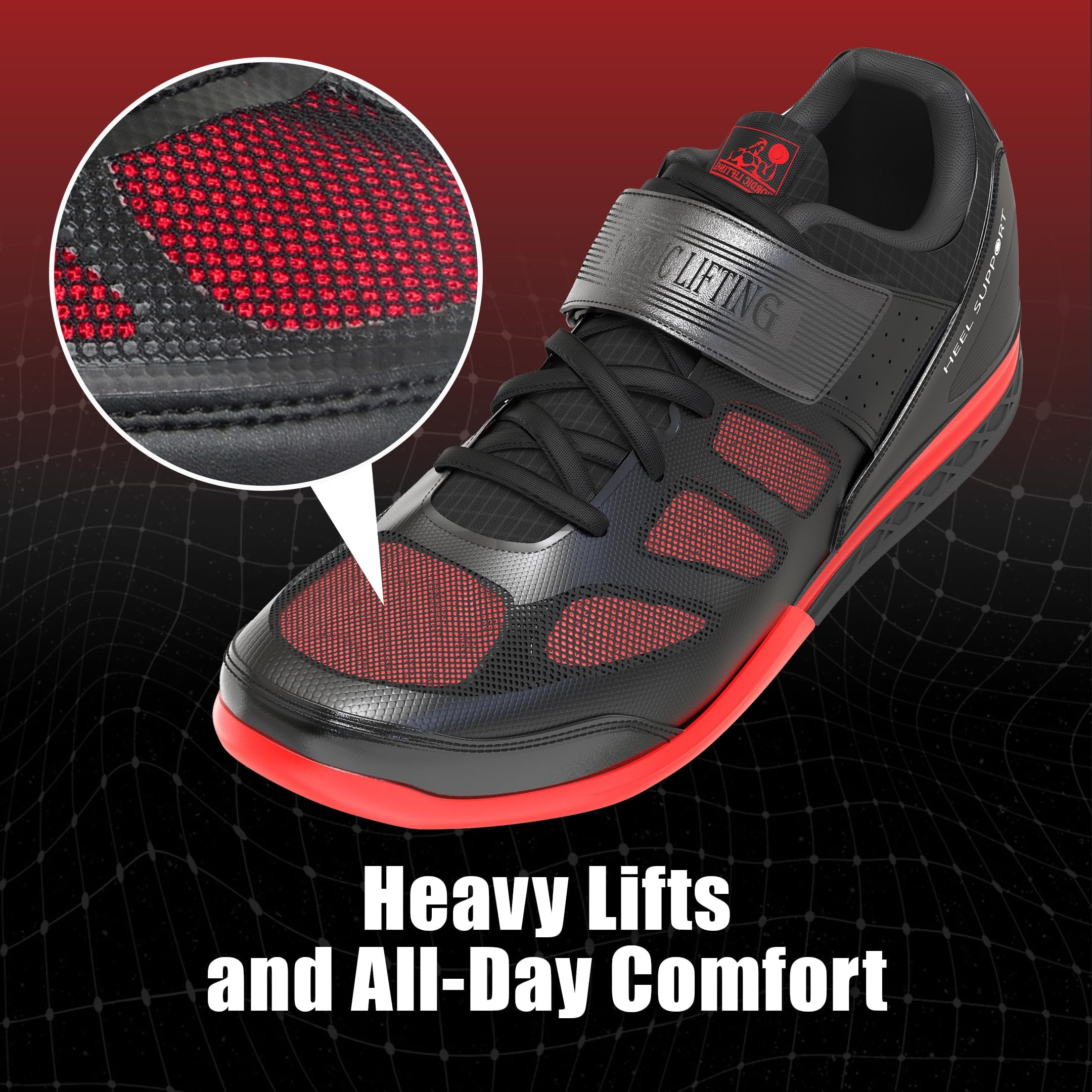 Nordic Lifting Weightlifting Shoes für Crosstraining & das Fitnessstudio - Gewichtheberschuhe für Herren - VENJA