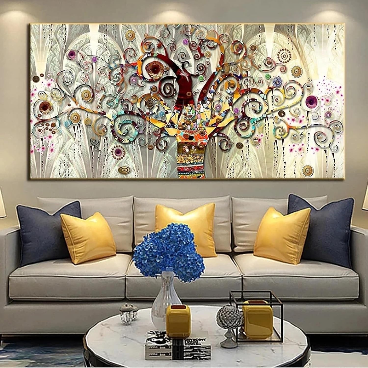 キャンバスプリントウォールアートグスタフクリムト生命の樹 キャンバス画像 キャンバスポスター 居間用家の装飾印刷絵画80x160cm 32x64in フレームレス Zl0k8uv0ab ウォールステッカー シール Escuelainfantilvillaviciosa Com