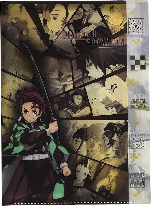 Amazon サンスター文具 鬼滅の刃 クリアファイル ダイカット C柄 S210 文房具 オフィス用品 文房具 オフィス用品