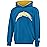 Ultra Game NFL Official Youth Super Soft Premium Pullover Hoodie Sweatshirt - Warm Polyester Blend, Los Angeles Chargers, Team Color, 10-12