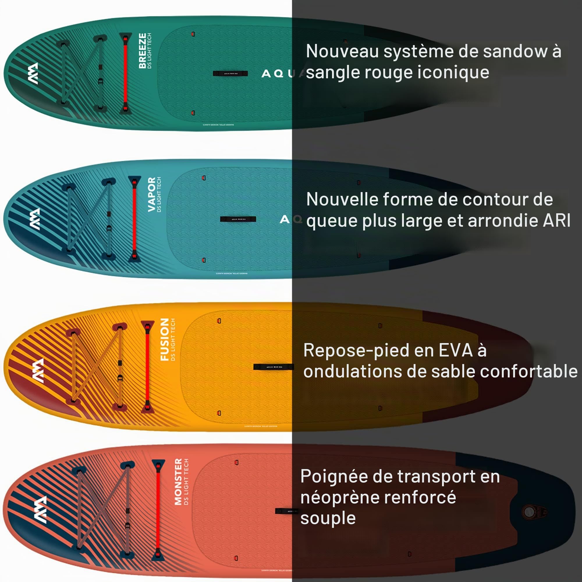 Aqua Marina Aufblasbare Stand Up Paddle Boards (iSUP) Komplett-Sets für Erwachsene