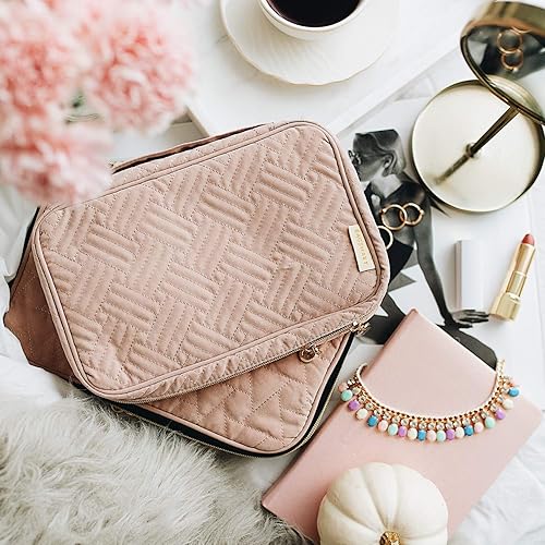 Miniatura 2 de BAGSMART Estuche organizador de joyería de viaje para collar aretes anillos brazalete