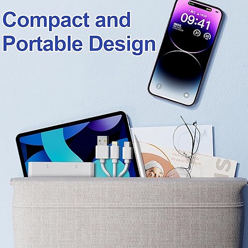 Miniatura 6 de Adaptador Memory Stick Pro Duo, lector de tarjetas de memoria 4 en 1, lector de tarjetas SD/XD/MS/TF con Lightning/USB-C/USB-A, lector Memory Stick