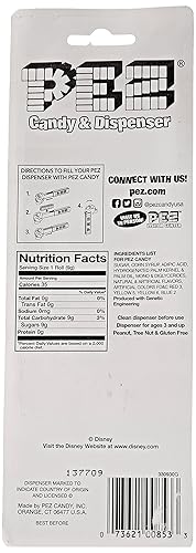 Miniatura 6 de PEZ Dispensador de dulces, Mickey Mouse & Friends, 0.87 onzas, dispensador de dulces surtido coleccionable con pinza de acero inoxidable moofin y