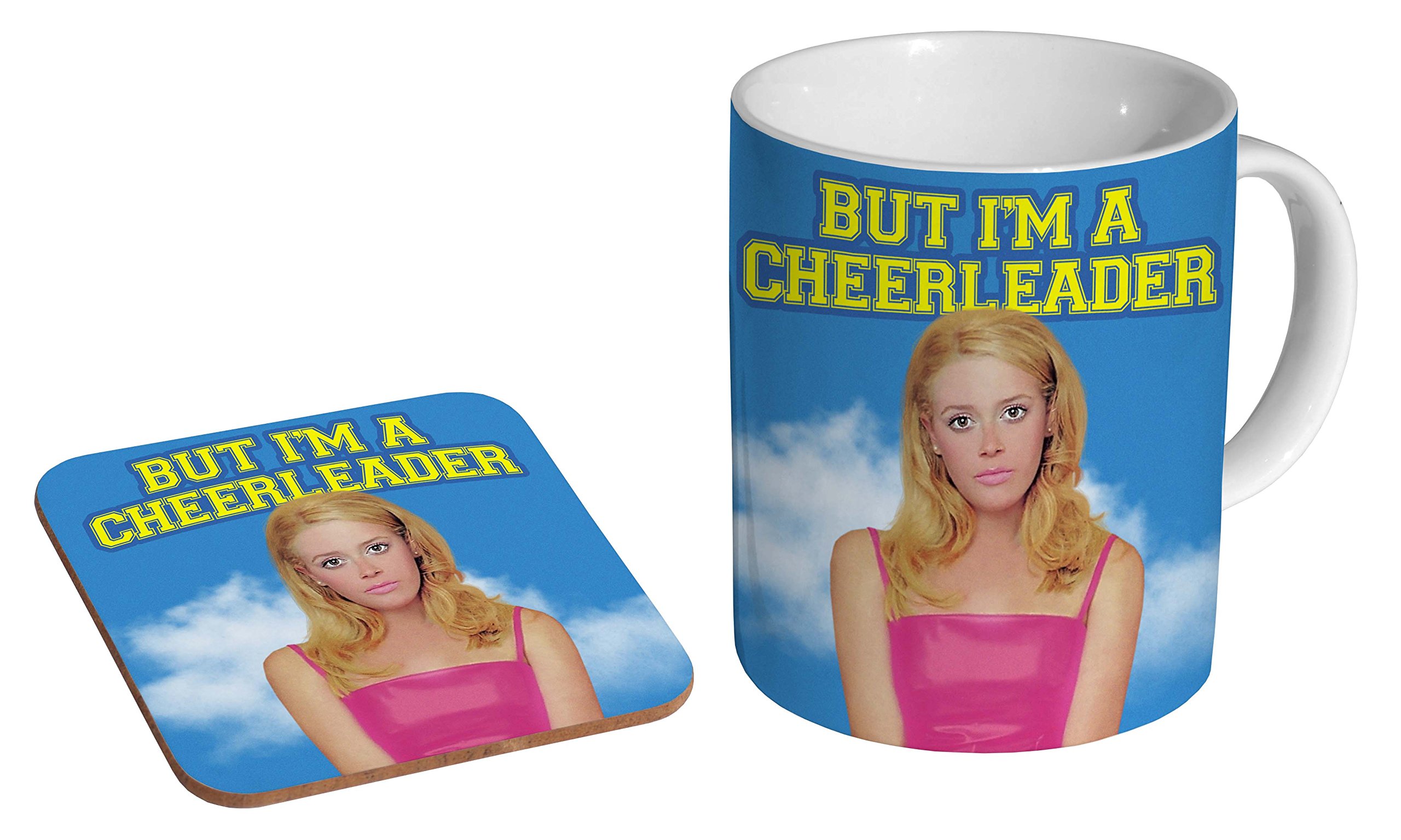 But I'm A Cheerleader Ceramic Coffee MUG + Coaster Gift Set …