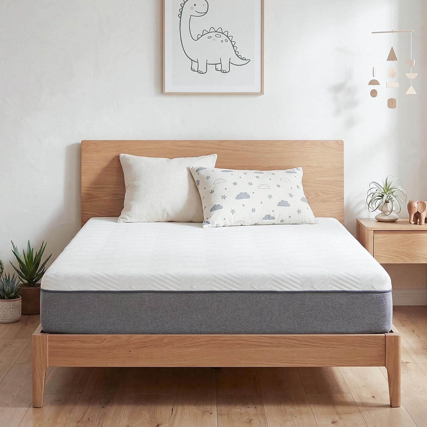 8 Inch Twin Mattress, Memory Foam Twin Size Bed Mattress in a Box, Soft and Comfortable, Pressure Relief, Medium Firm, CertiPUR-US Certified, Fiberglass Free