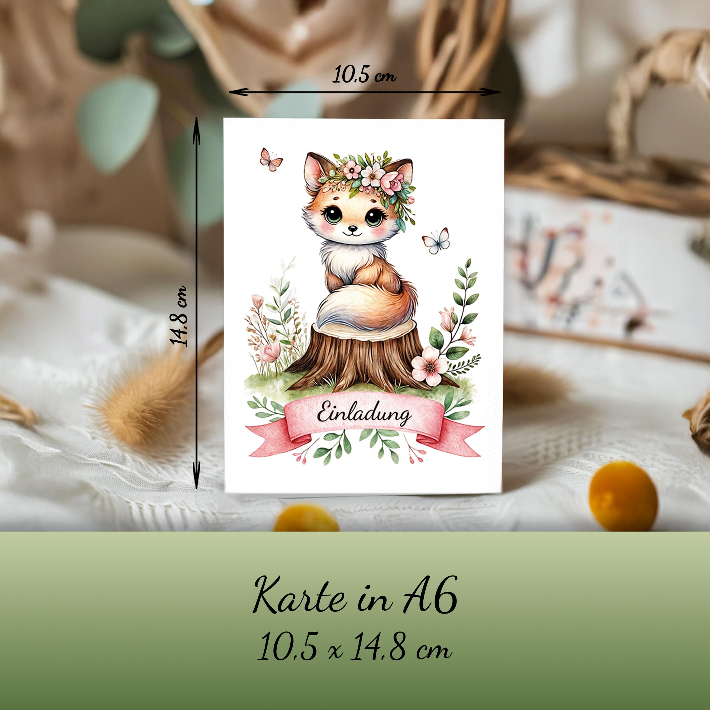 Cartes D'Invitation Anniversaire Enfant - Lot De 8 | Design Ours Blanc | Mixte | Personnalisables