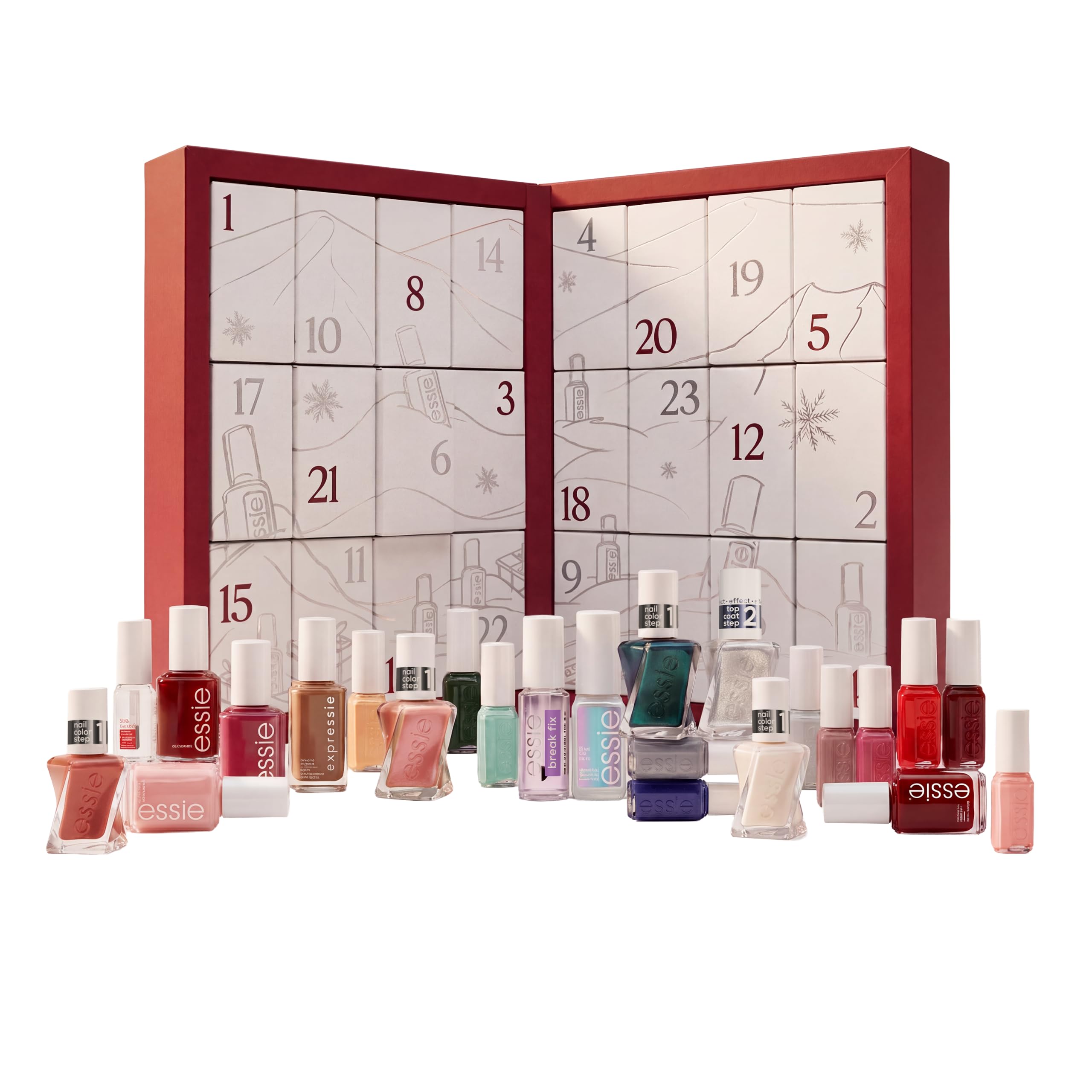 Essie Advent Calendar 2026 – Limited Edition Advent Calendar – 24 days surprise until Christmas – Worth €200+