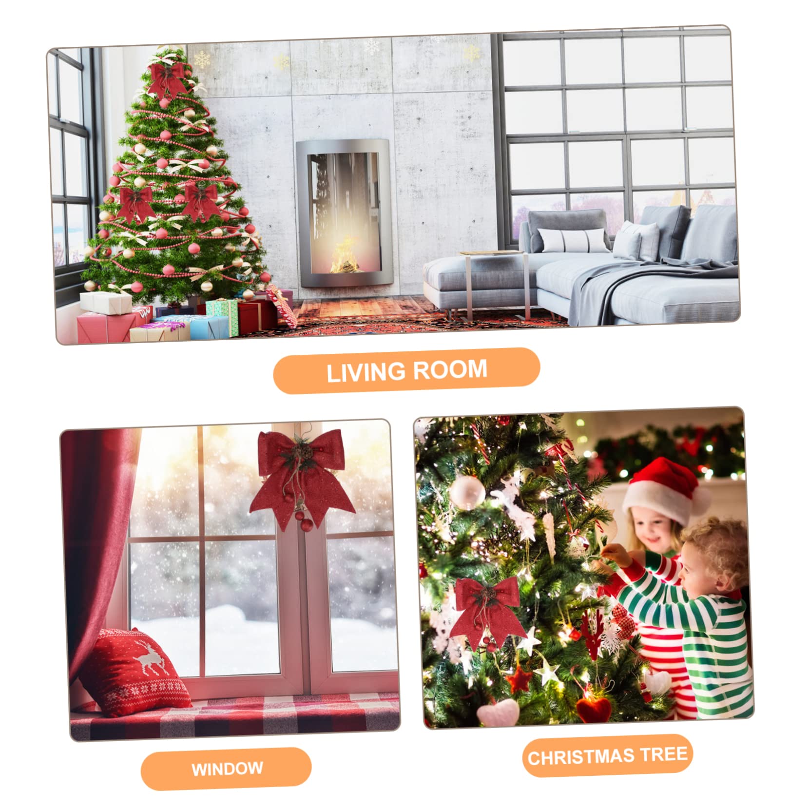 ARTIBETTER 10Pcs Delicate Tin Alloy Hollow Bell Keychain Pendants Decorative Key Accessory for DIY Crafts and Festive Decor