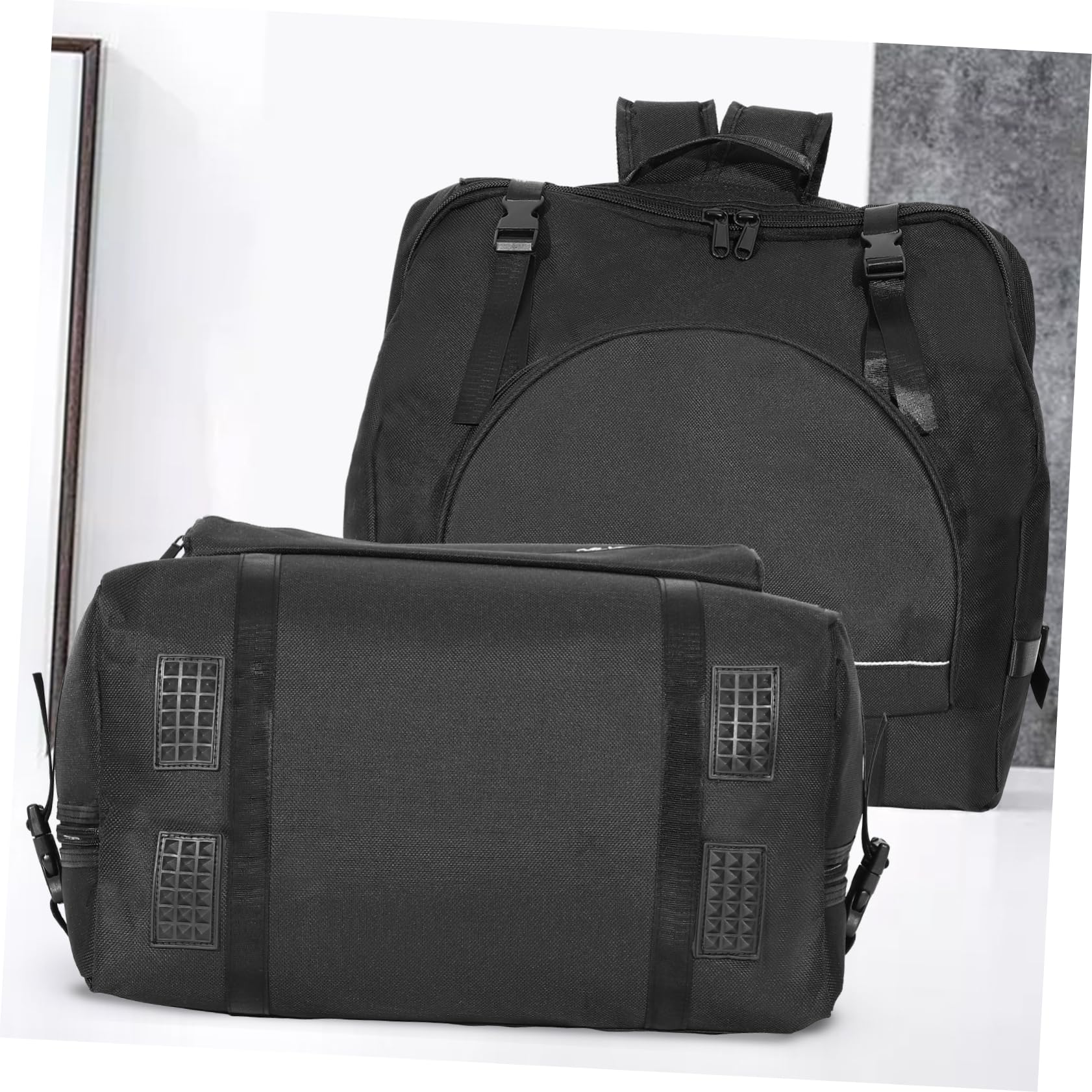 UKCOCO Borsa per Strumento Oxford Nero Spallacci Regolabili e Design Capiente, Resistente Agli Urti per Proteggere lo Strumento Durante Concerti e Studi Musicali