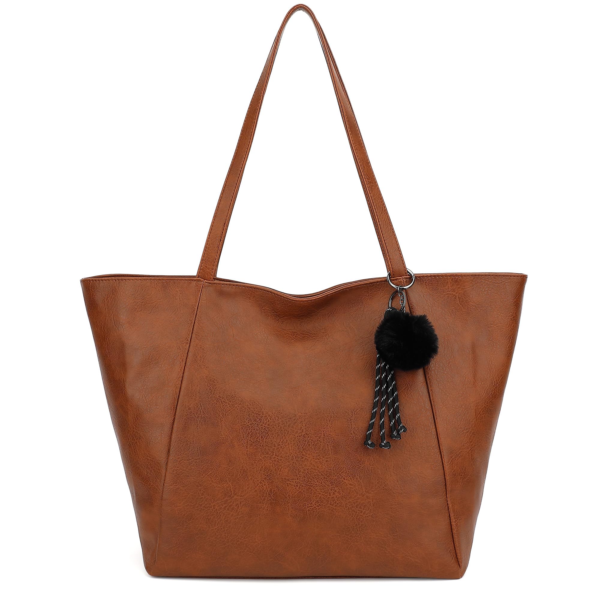 TANTOMI Handtasche Damen, Shopper Tasche Damen, ideal für Arbeit, Reisen und als Wochenendtasche mit Reißverschluss