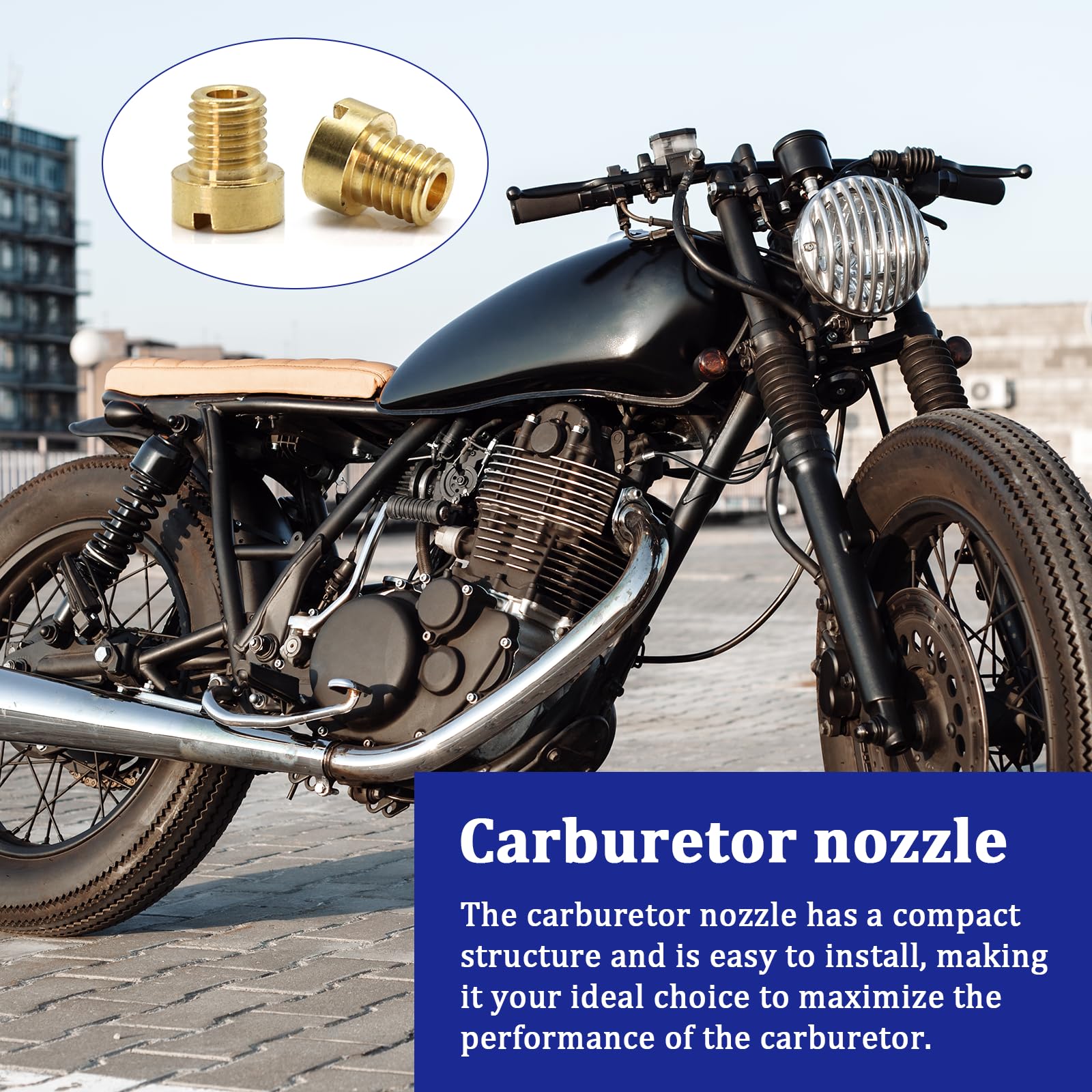 Vergaser Düsen M6, 20 Stück Hauptdüsenset Satz M6 Vergaserdüsen Gasdüsen (40-88)40 42 45 48 50 52 55 58 60 62 65 68 70 72 75 78 80 82 85 88 Vergaser Düse für Motorrad Roller Schaltmoped - 5