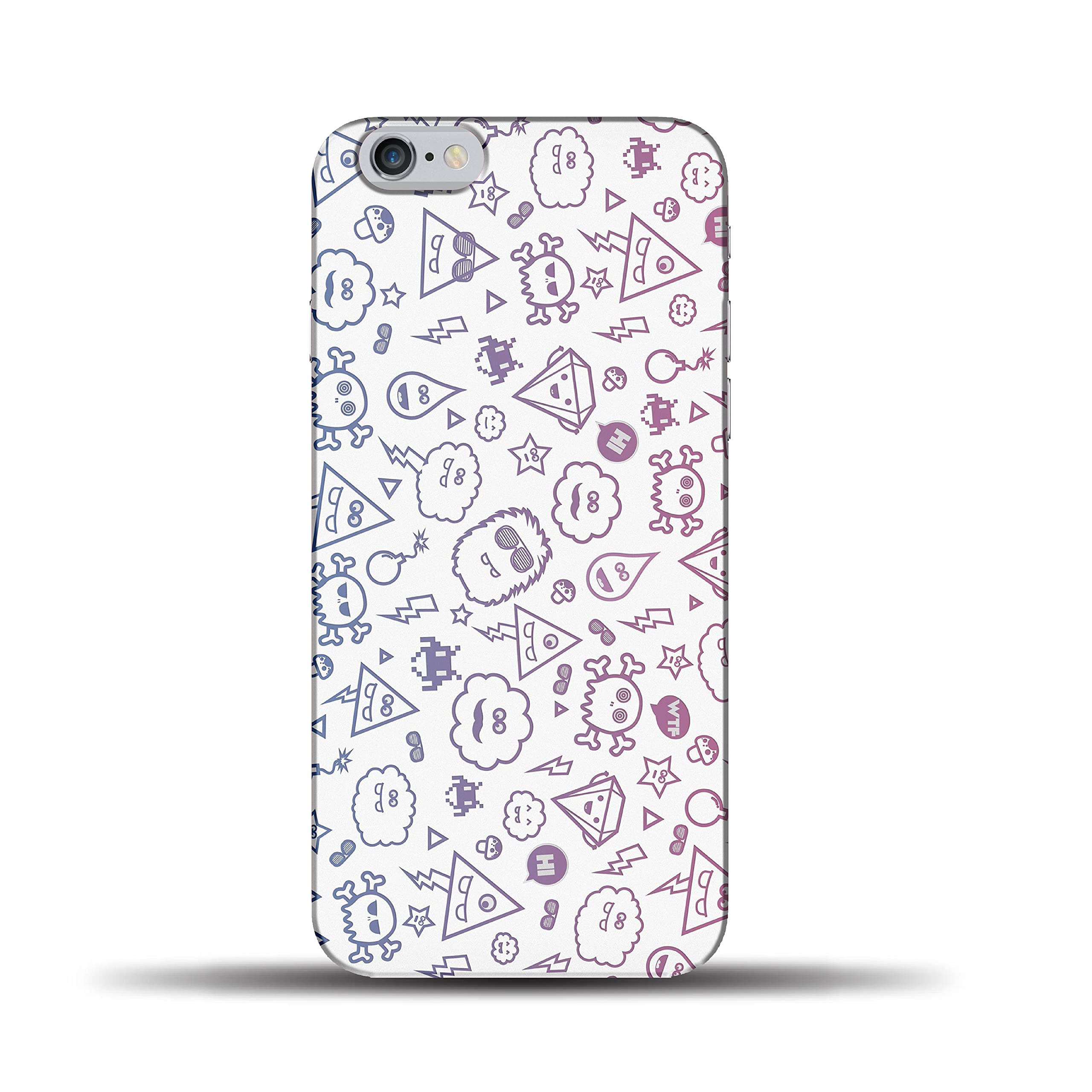 PhoneBukket Hi Diamond Smileys Designer Printed Shock Proof Hard Back Case and Cover for Apple iPhone 6 Plus (Multicolor)