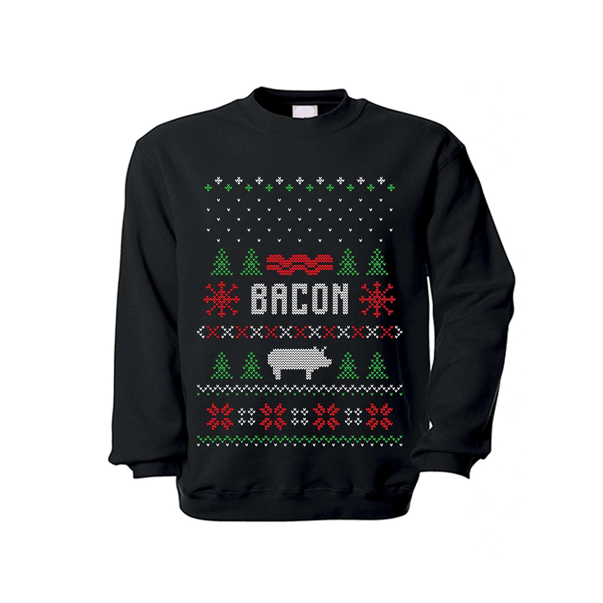 Pull Bacon Lover Noir Medium le sweat idéal contre la fraîcheur - 3