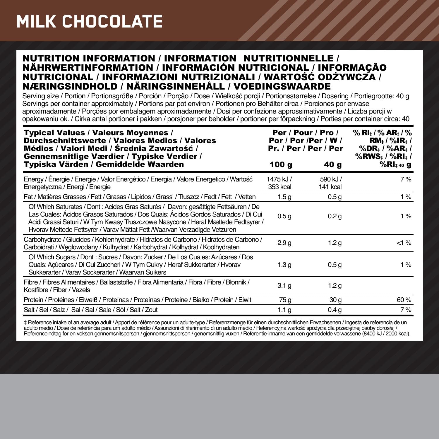 Optimum Nutrition Platinum Hydro Whey, Proteine in Polvere Whey Isolate Idrolizzate, Powder con Aminoacidi Essenziali, Glutammina e BCAA, Gusto Cioccolato al Latte, 40 Porzioni, 1.6 kg