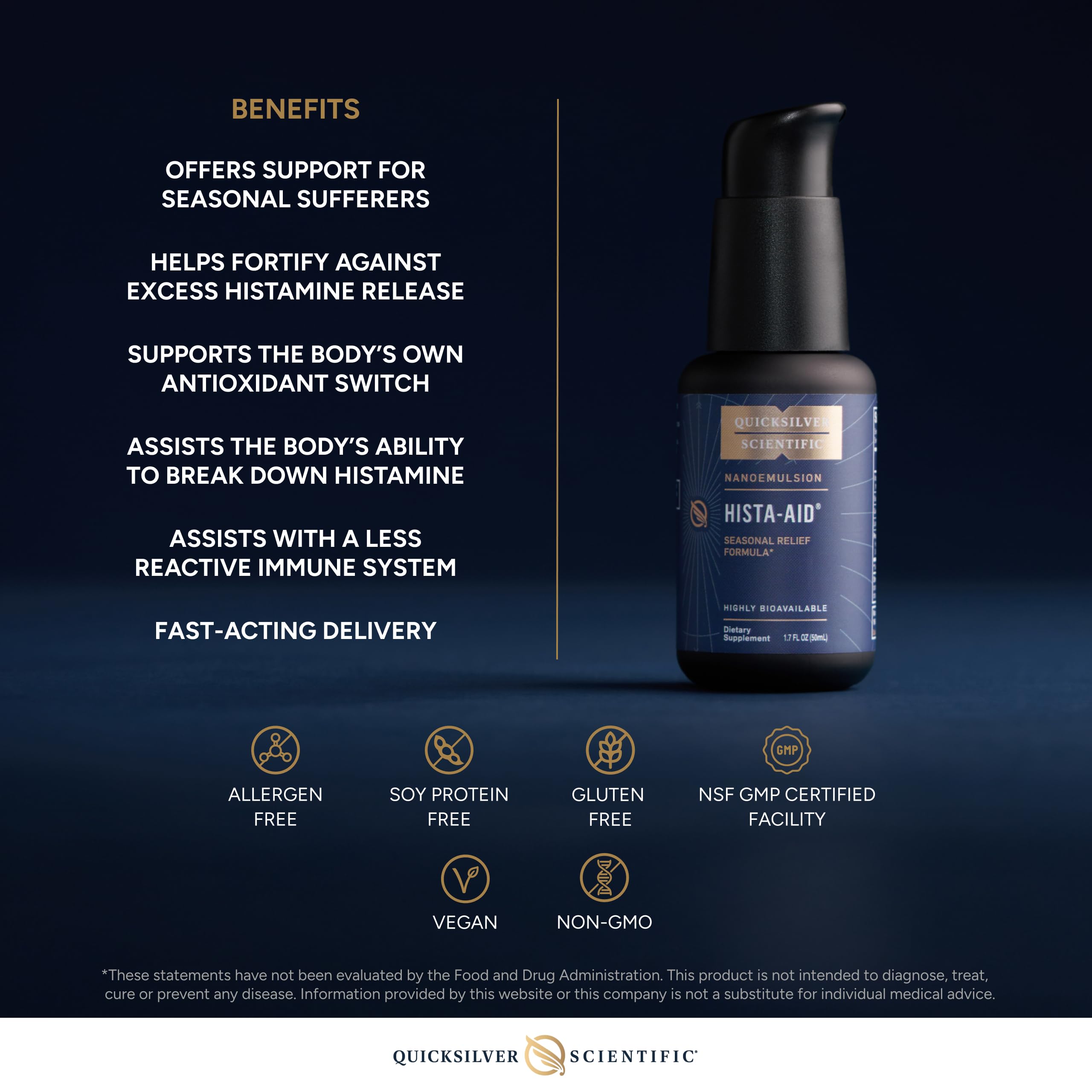 Quicksilver Scientific Nanoemulsified Hista-Aid, DIM, 50ml — Amazon image 4