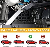 Vista 3 de Panel Molle para ventana trasera para Ford Bronco de 4 puertas, organizador de carga duro para 2021, 2022, 2023, 2024, 2025, 2021, 2022, 2025