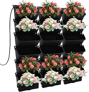 Cashewnuts 18 Pots Vertical Living Green Wall Wall-Mounted Drip Irrigati...