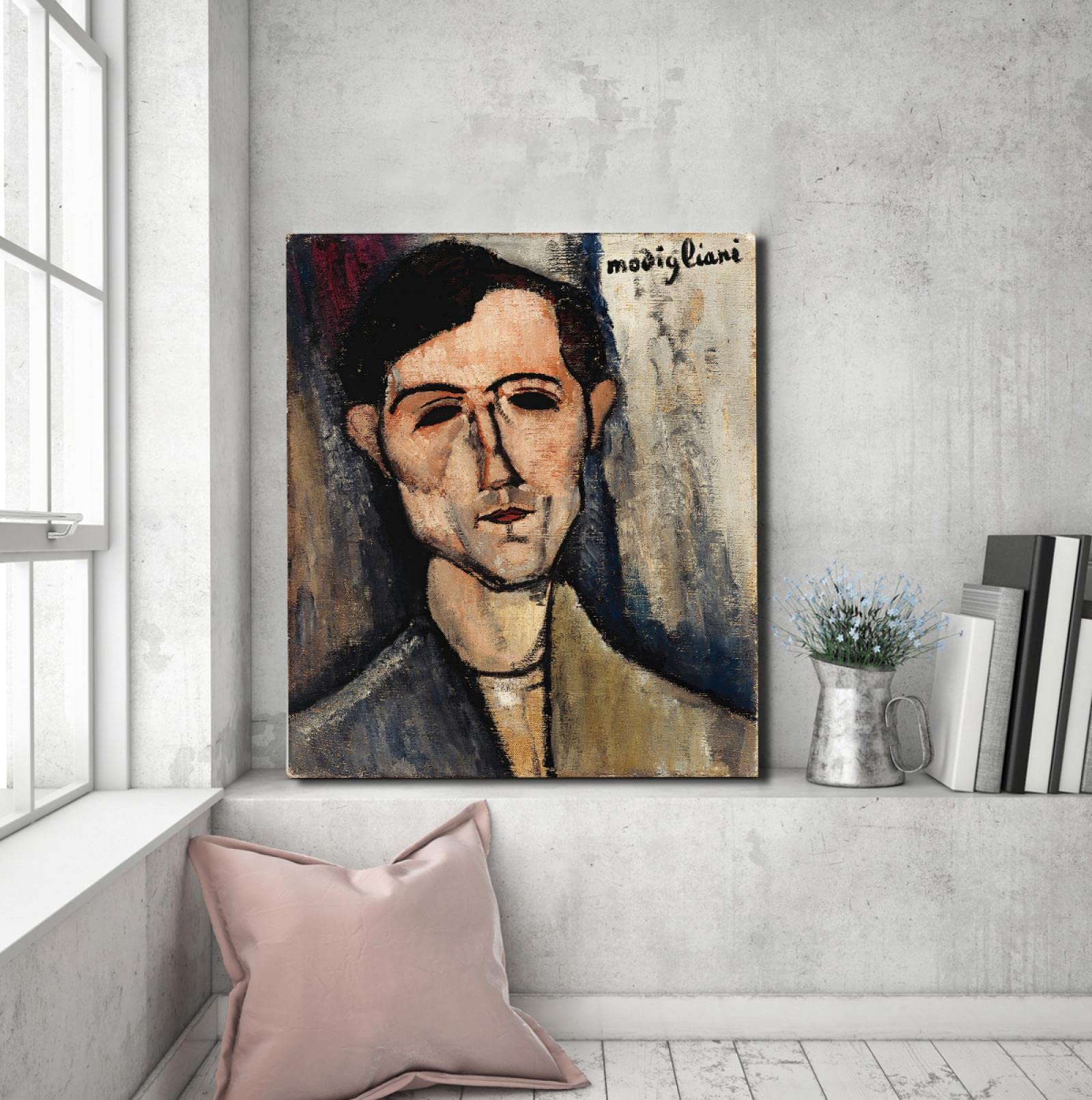 Amazon.co.jp: アメデオ・モディリアーニの男クラシック絵画レトロ