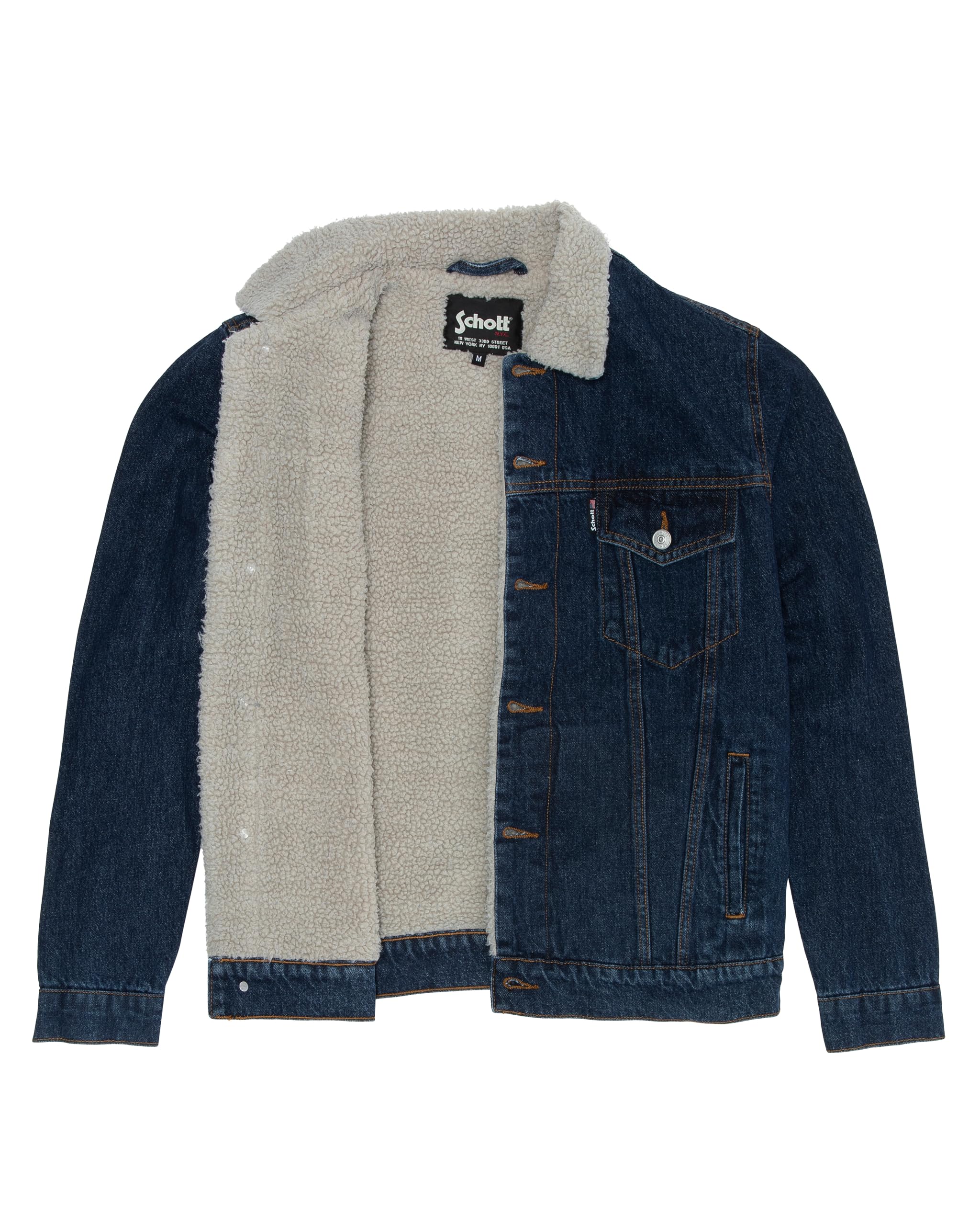 Schott NYC Trucksherpa Giubbotto Uomo