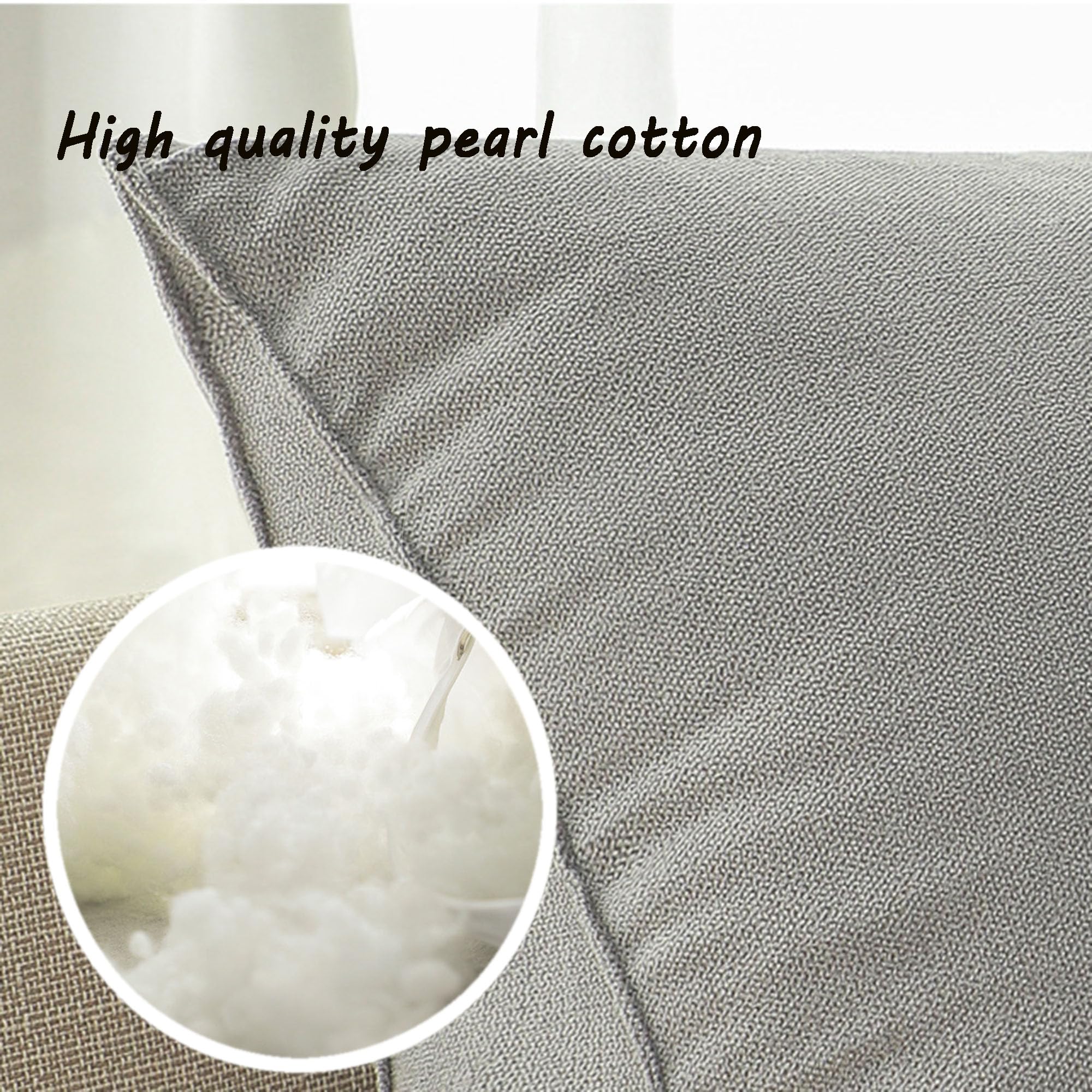 XANAYXWJ Cuscino per Schienale Triangolare per testiera e Lettura Cuscino di Supporto Lombare per Divano e Ufficio 60x50x20 cm Grigio Confortevole Arredamento per la casa ergonomico