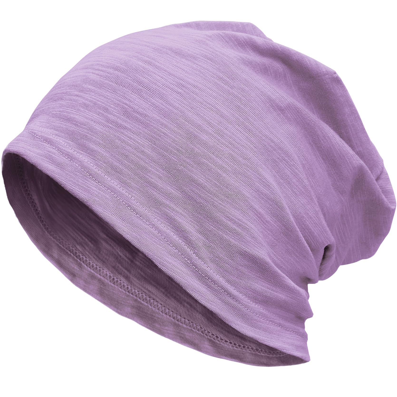 100% Cotton Lightweight Summer Hats for Women Men, Ultra Thin Slouchy Beanie Hat Oversizes Beanies Chemo Cap — view 26