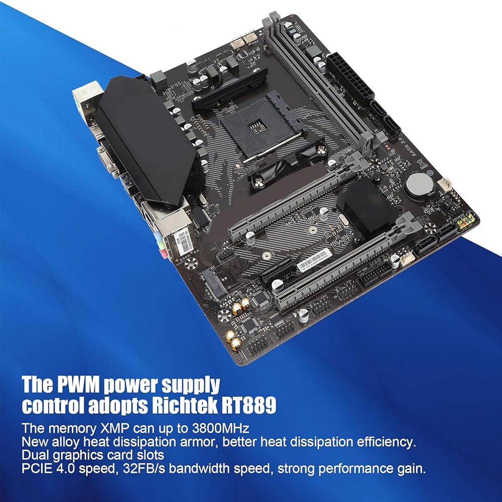 AMD APU+マザーボード PCパーツセット Amazon | MATX ゲーミングマザーボード AMD Am4ソケットAPU AMD