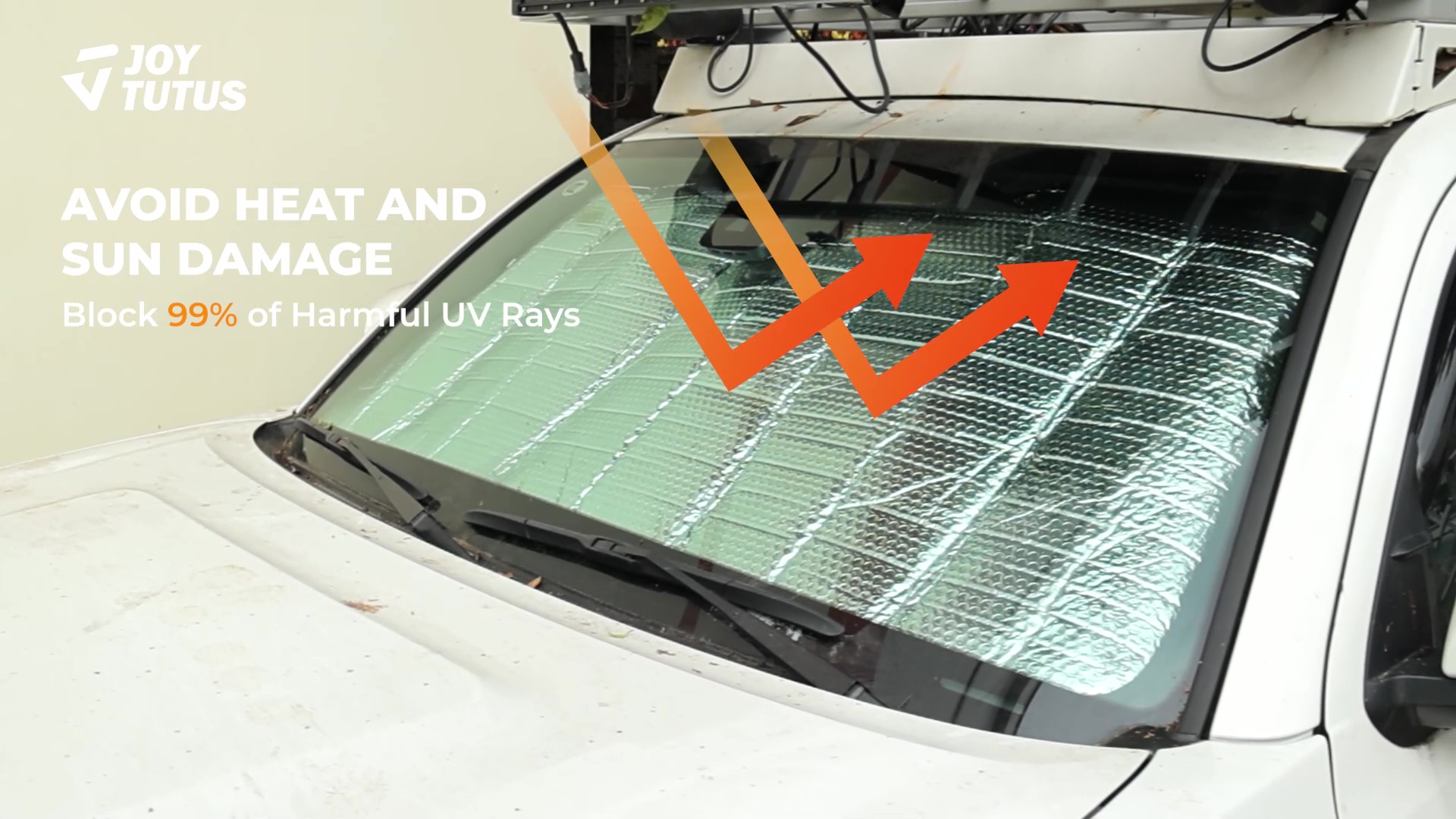 【sun3】 Amazon.com: JOYTUTUS Windshield Sun Shade Compatible with 2016