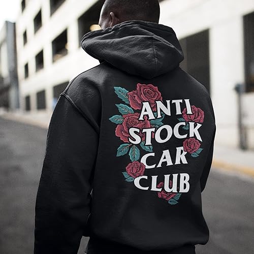 Miniatura 4 de STYLN Sudadera de manga larga con capucha Sudadera divertida con capucha unisex para adultos entusiastas del automóvil, camión, bicicleta, carreras