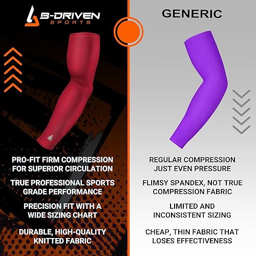 Miniatura 5 de Funda de compresión para jóvenes o adultos, más de 40 colores, 1 manga de compresión