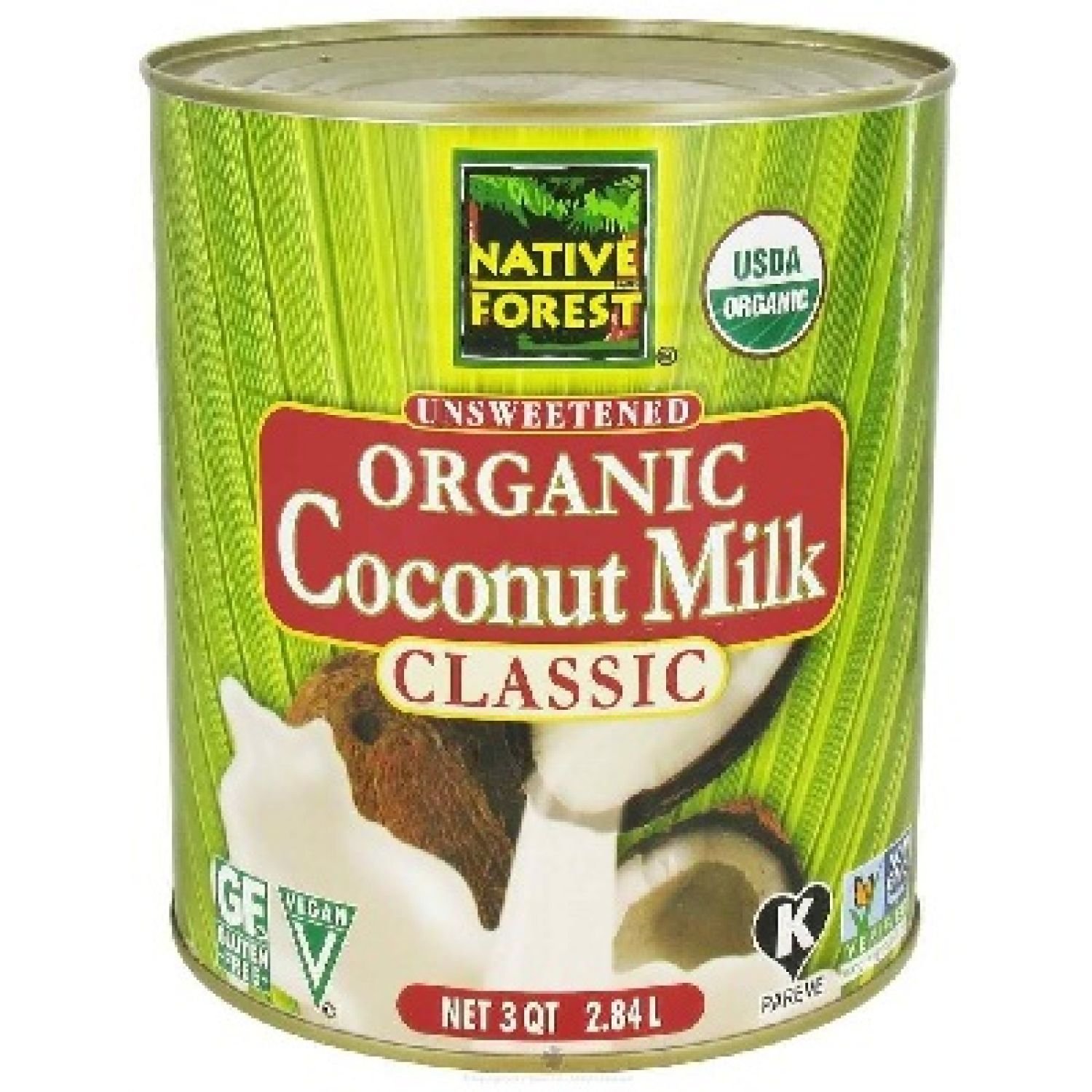 Native Forest Organic Coconut Milk, Classic 96 Fl Oz