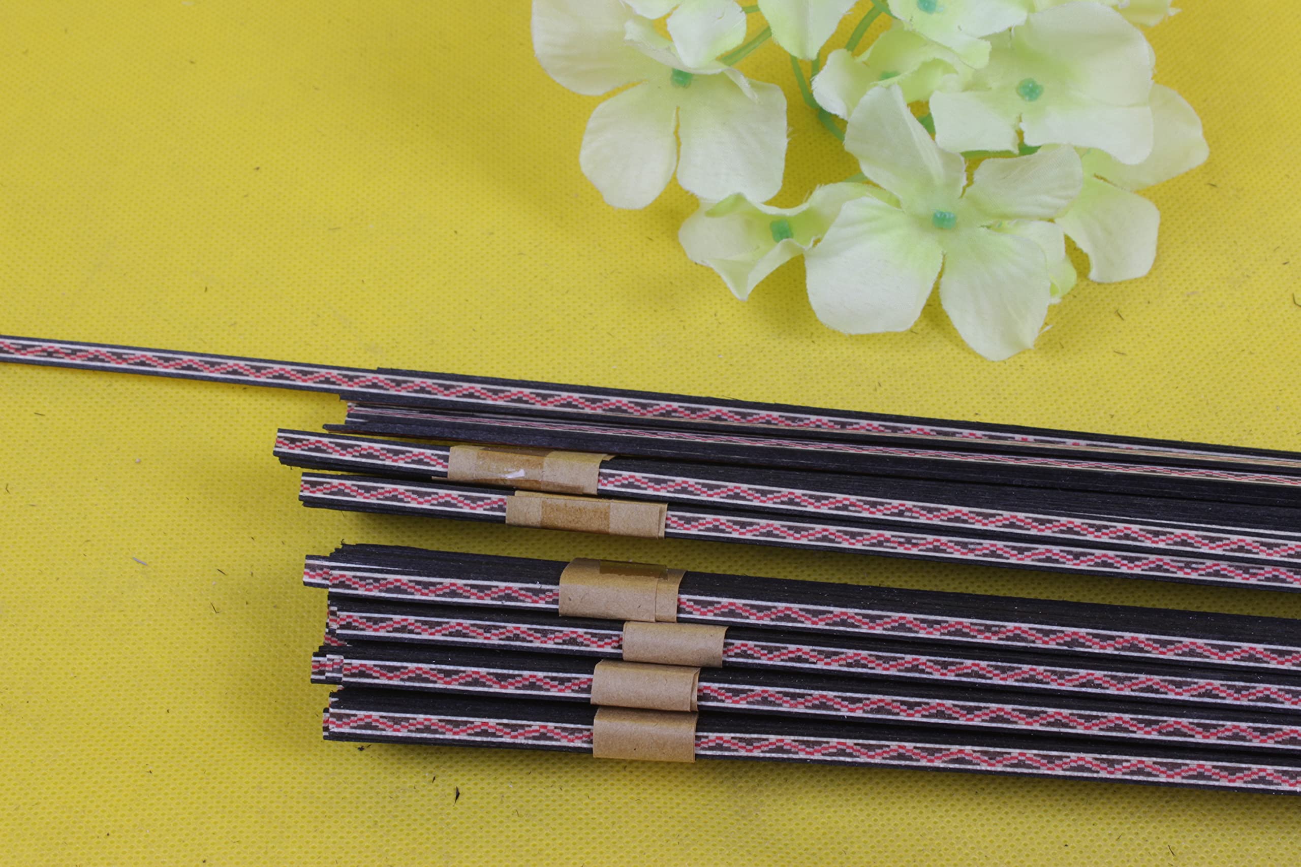 25pcs guitar Strip LUTHIER Purfling Binding MARQUETRY Inlay New Guitar parts 640x5x1mm #79
