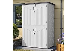 Aoxun Resin Shed 64 Cu.Ft Outdoor Waterproof Storage Cabinet for Sale