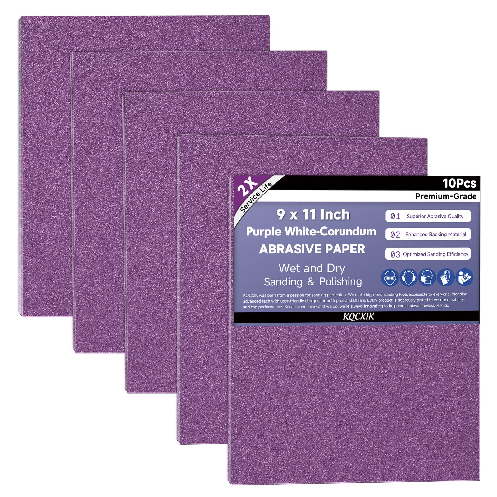 Premium Sandpaper Assortment - 80 to 2000 Grit -20