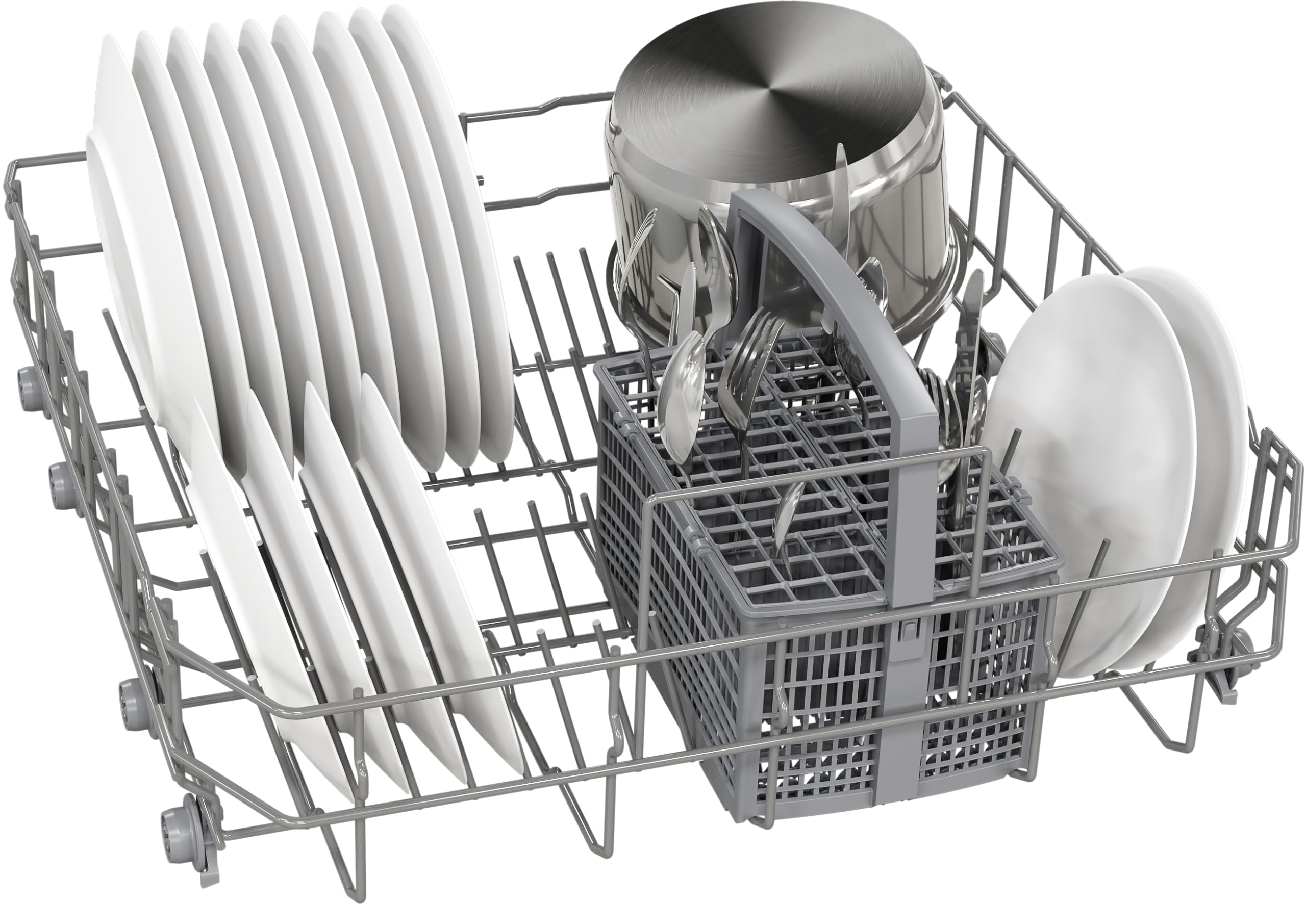 Bosch SMS2HTW08E Serie 2 zmywarka wolnostojąca, 60 cm, Smart Start, potwierdzona wydajność higieniczna, dodatkowe suszenie, ulubiony program, Silence on Demand, AquaStop, Home Connect, biała