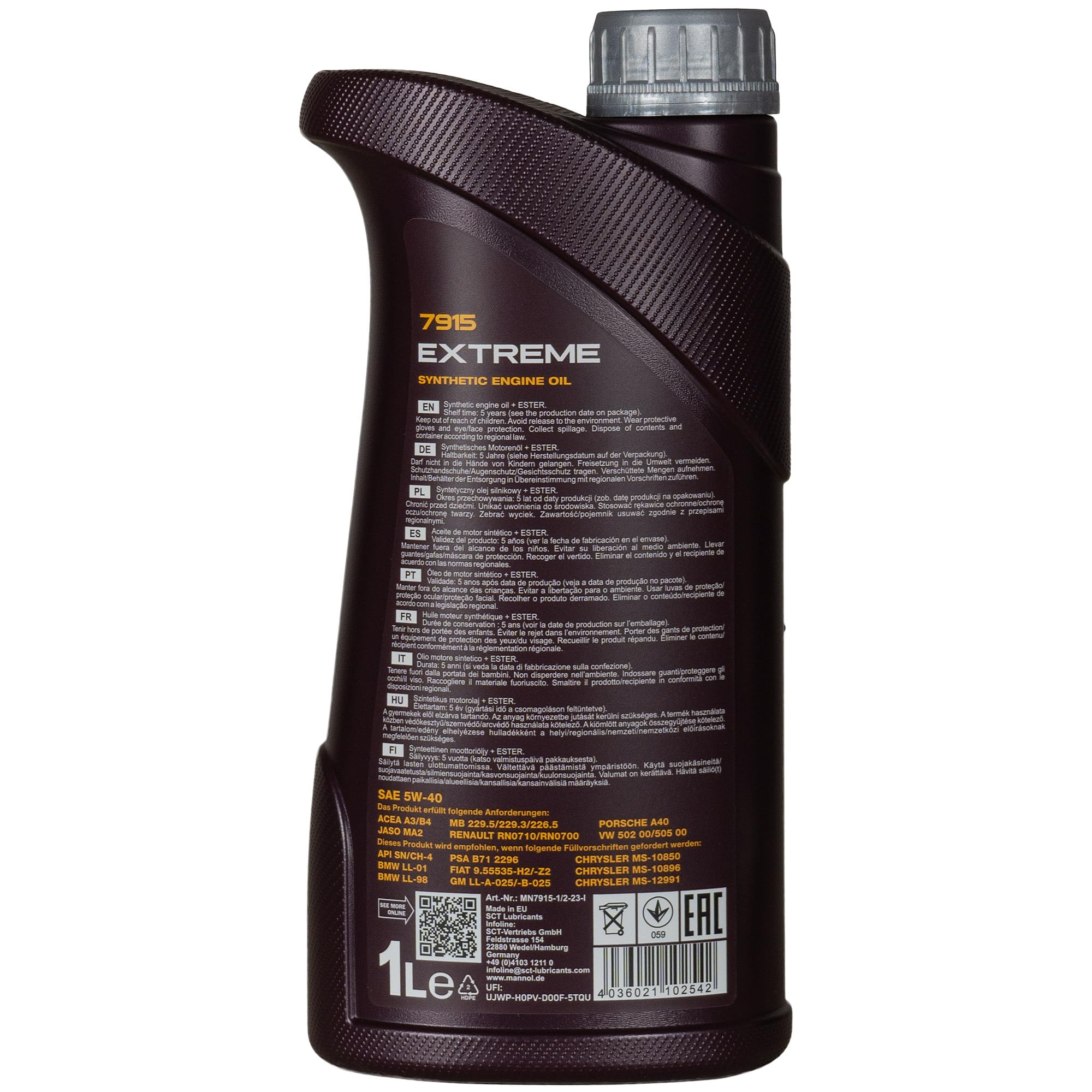 Set di filtri, 7 litri, olio motore Extreme 5W-40 API SN/CF, filtro dell'aria abitacolo filtro olio filtro carburante