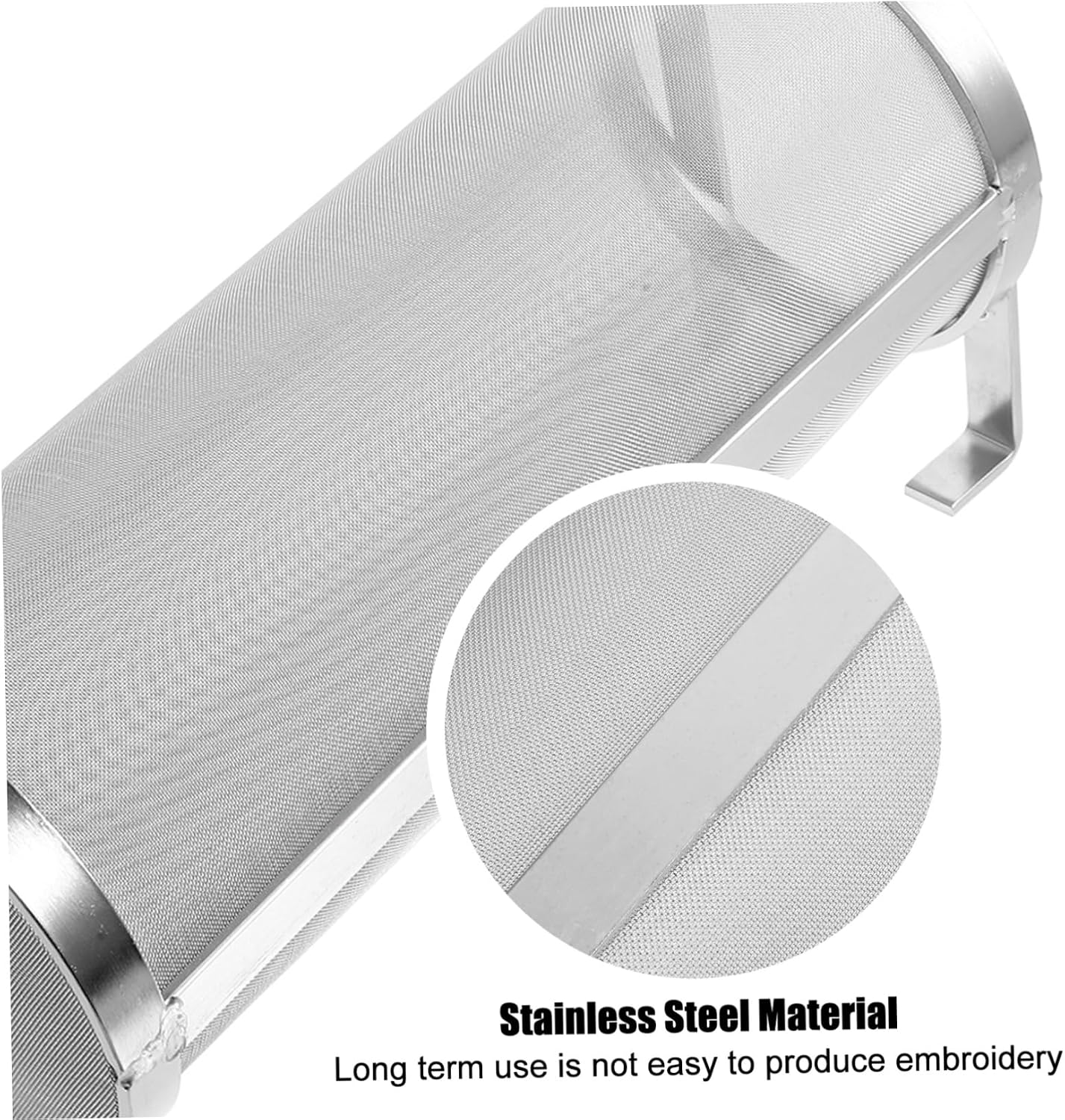 Stainless Steel Grain Brewing Filter Tube Mesh Strainer for Homebrew Hop Filter Basket for Beer Brewing Filtration for Clearer Brews