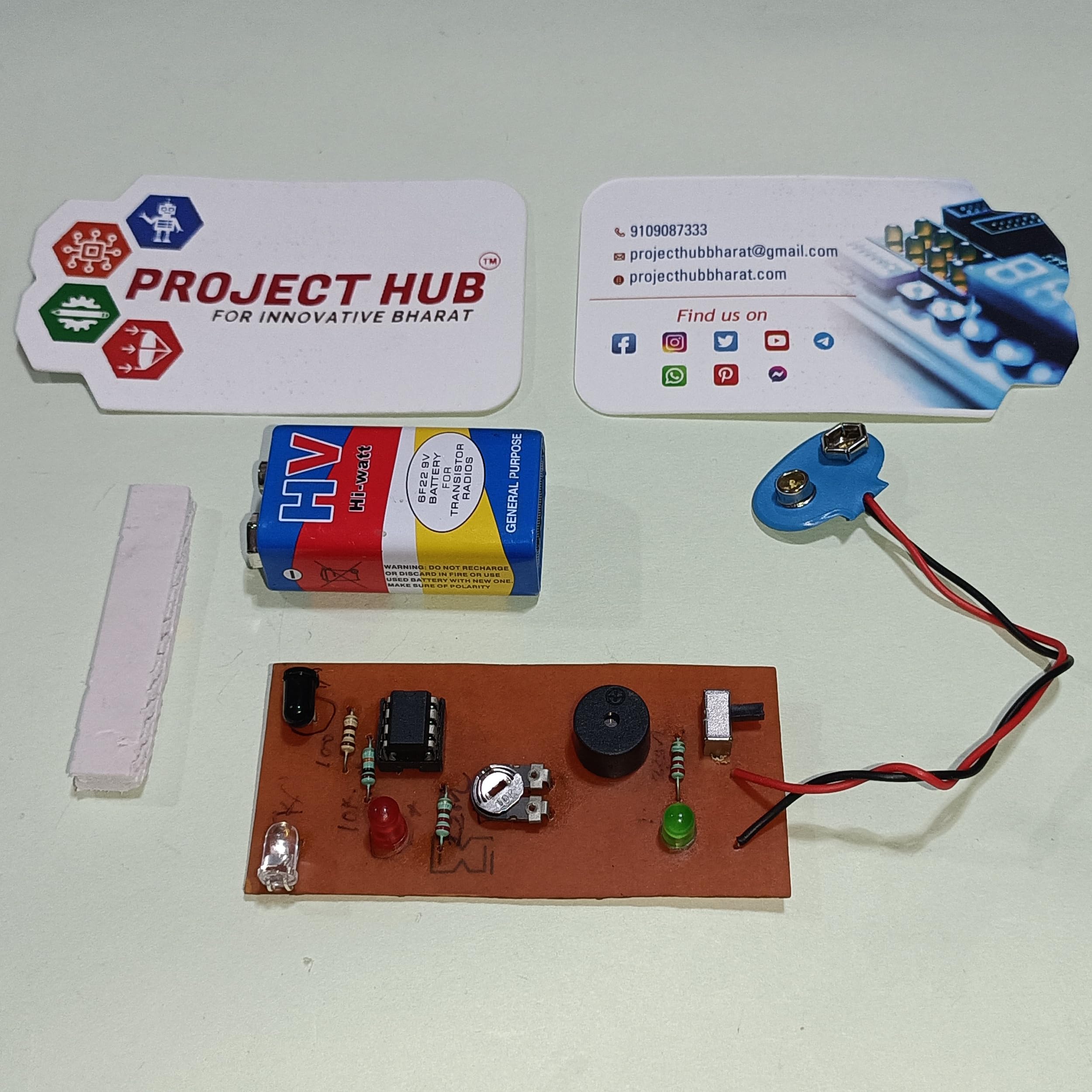Project Hub™ -Door Opening Alarm Using IR Sensor