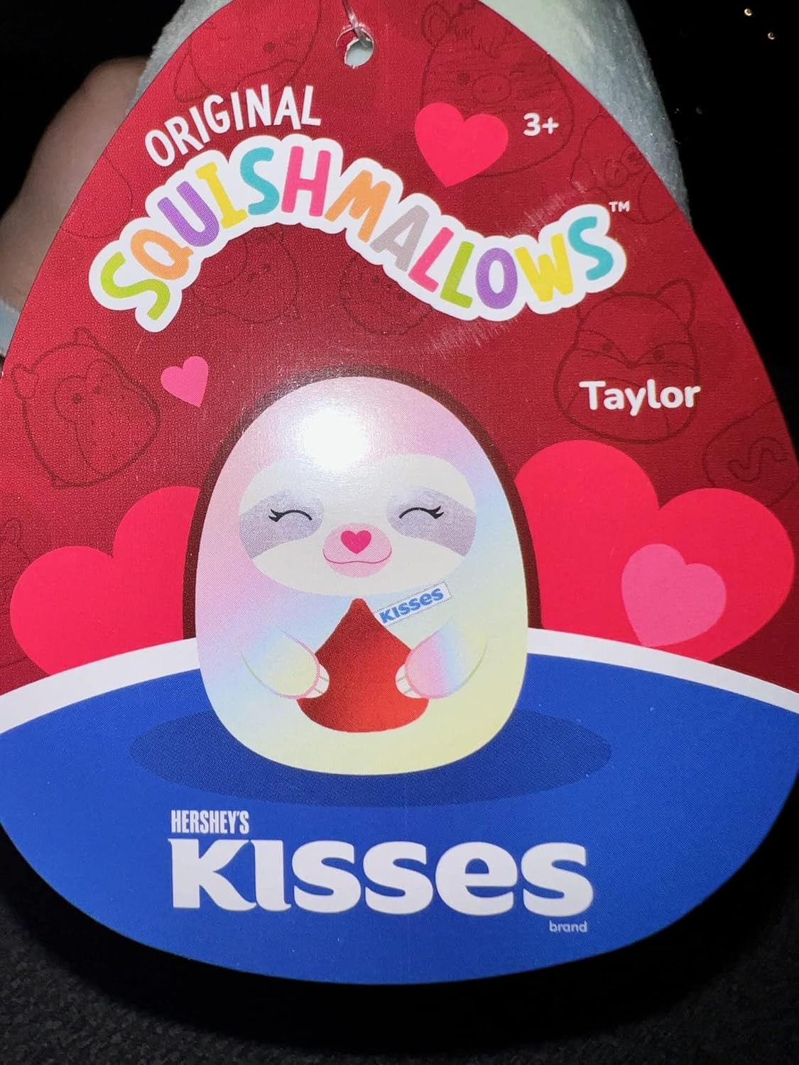 Squishmallows 5-Inch Plush - Join The 2023 Valentine's Day Squad Stuffed Animal Toys (Taylor (Sloth))