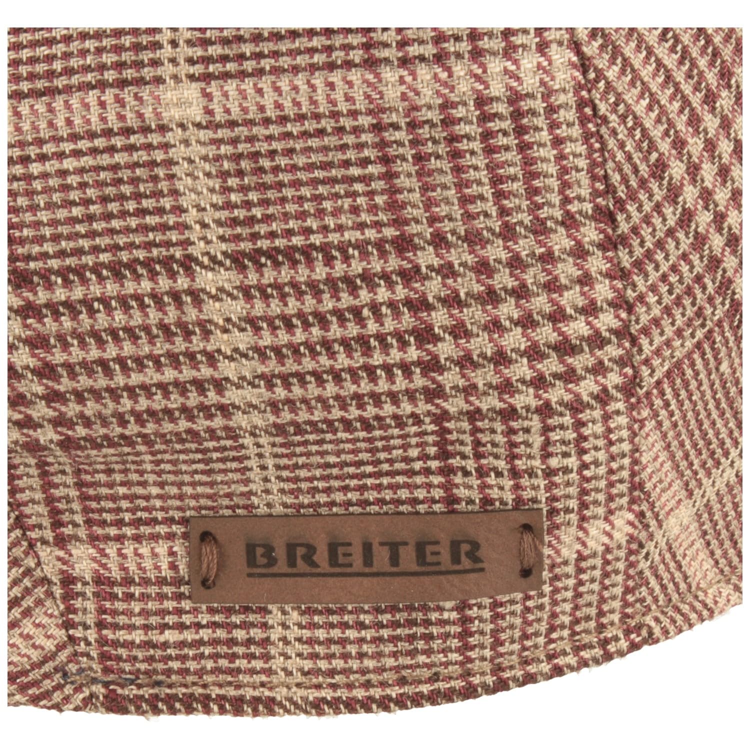 Breiter Herren Schiebermütze Flatcap Schirmmütze 100% Leinen Futter aus Baumwolle Mütze Leicht & Bequem Newsboy Cap