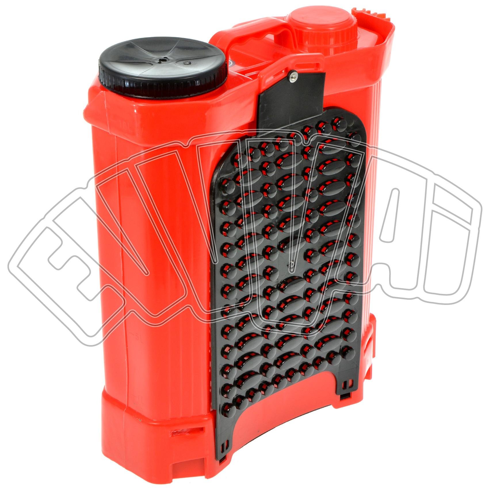 Pompa a zaino elettrica a batteria 16 lt irrorazione elettropompa Burg