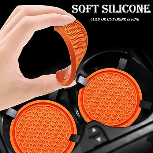Miniatura 3 de 4 posavasos para automóvil, portavasos universales antideslizantes para automóvil, 2.75 pulgadas, accesorios universales antideslizantes para el