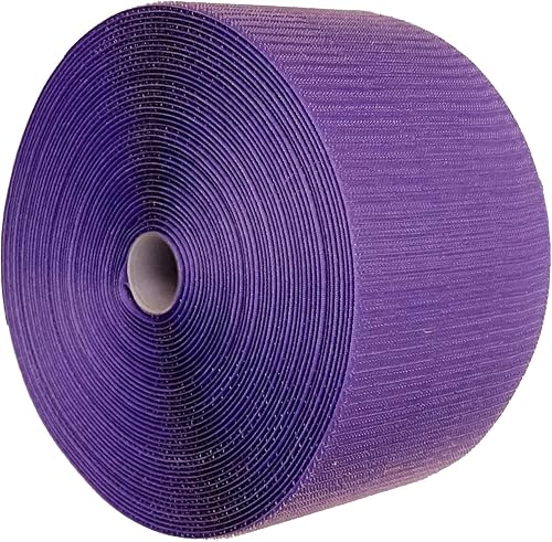 Tumbl Trak Cierre de velcro para tapete de velcro, 42 pies de largo y 4 pulgadas de ancho, velcro de gancho para costuras de espuma adheridas de