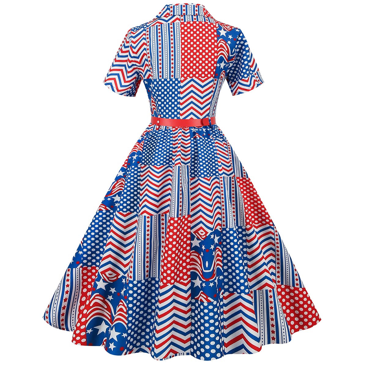 Robe de cocktail vintage années 50 Audrey Hepburn années 1950 à revers cranté vintage col en V avec ceinture